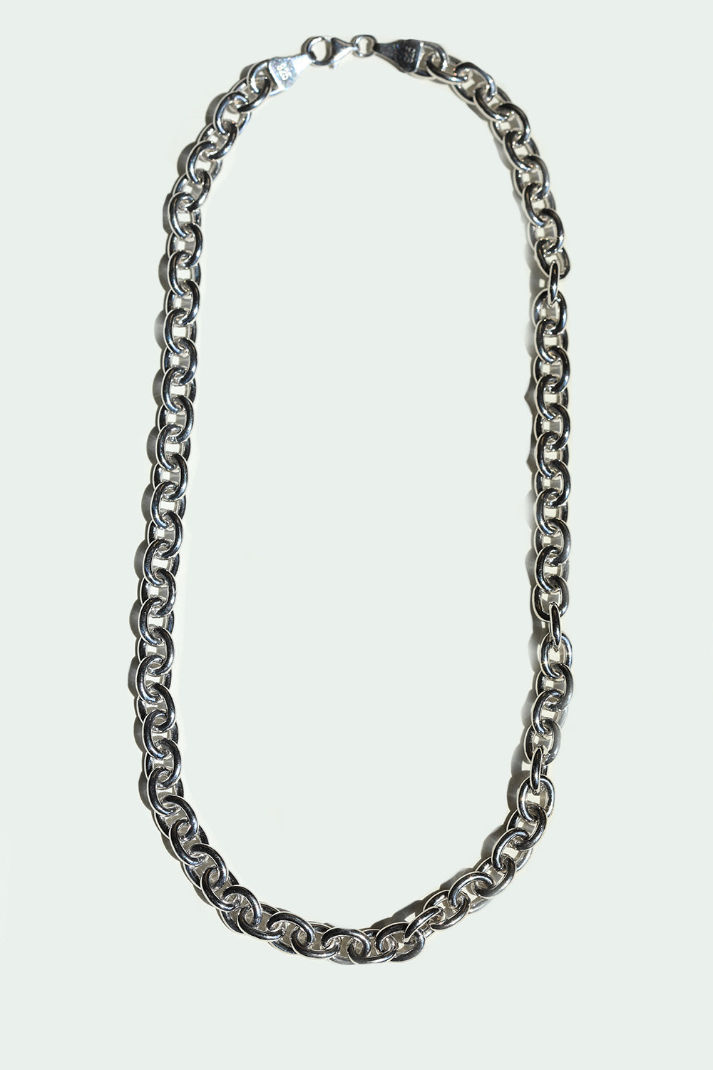 Silver Oval Chain NYC fine jewelry brooklyn NY New York jeweler sustainable ethical greenpoint engagement