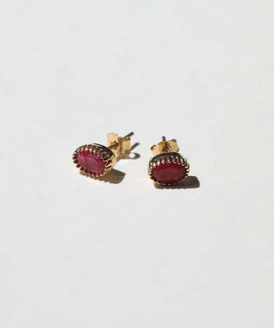 Ruby Fine Earrings Brooklyn Jewelry NYC
