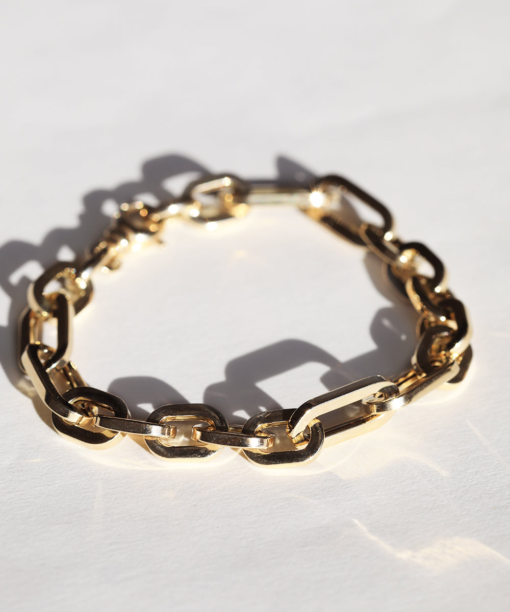 14k yellow gold Bracelet NYC fine jewelry brooklyn NY New York jeweler sustainable ethical greenpoint engagement