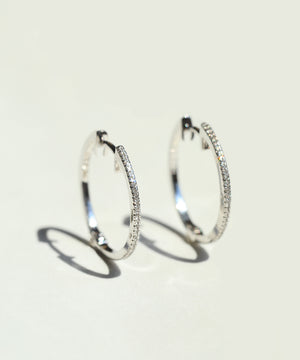 14k gold hoops earrings NYC fine jewelry brooklyn NY New York jeweler sustainable ethical greenpoint engagement