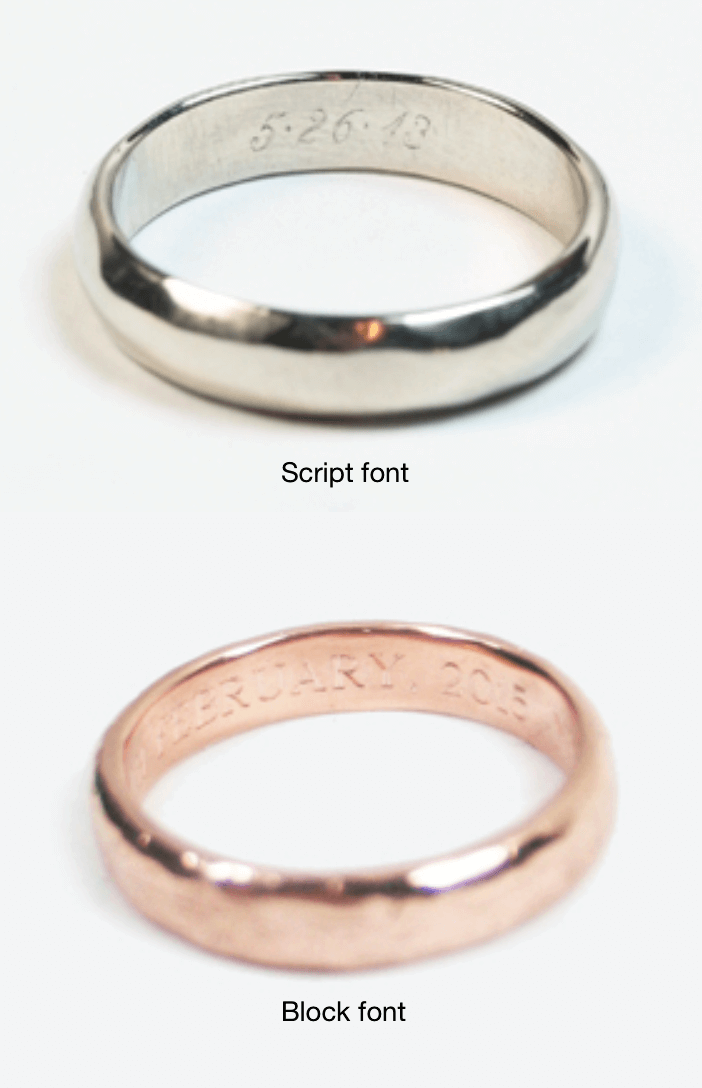 Ragged Wedding Band in Rose Gold 6 - 8mm