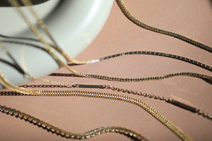 vintage gold chains unisex gifts made locally greenpoint brooklyn Macha nyc