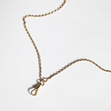 vintage 14k yellow gold dog clip necklace 1900s unique Macha Studio Greenpoint Brooklyn New York City unisex 11222