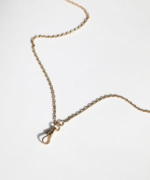 vintage 14k yellow gold dog clip necklace 1900s unique Macha Studio Greenpoint Brooklyn New York City unisex 11222