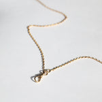 vintage 14k yellow gold dog clip necklace 1900s unique Macha Studio Greenpoint Brooklyn New York City unisex 11222