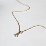 vintage 14k yellow gold dog clip necklace 1900s unique Macha Studio Greenpoint Brooklyn New York City unisex 11222