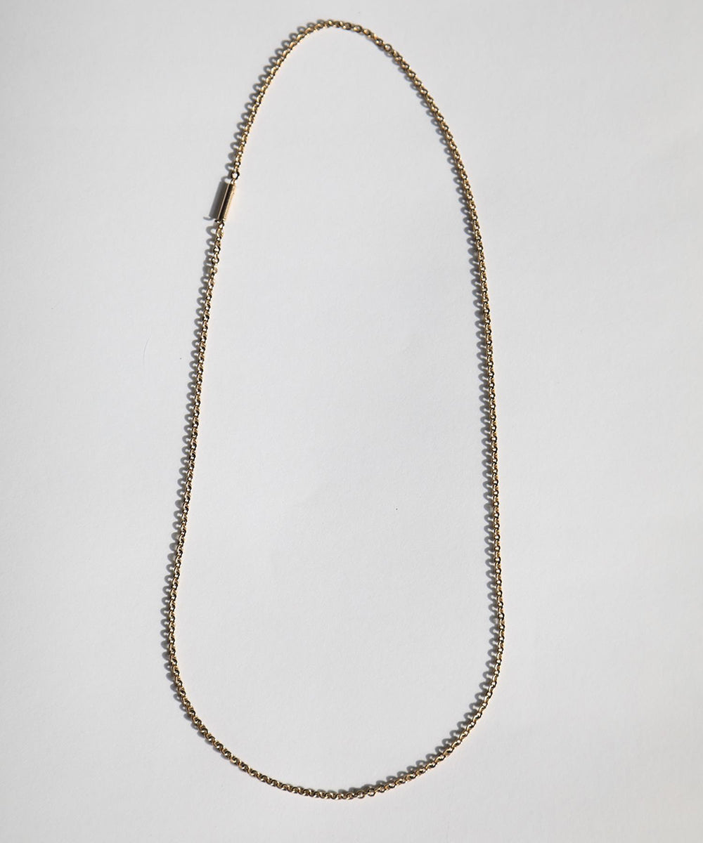 vintage 14k yellow gold chain necklace 1800s 1900s unique Macha Studio Greenpoint Brooklyn New York City unisex 11222