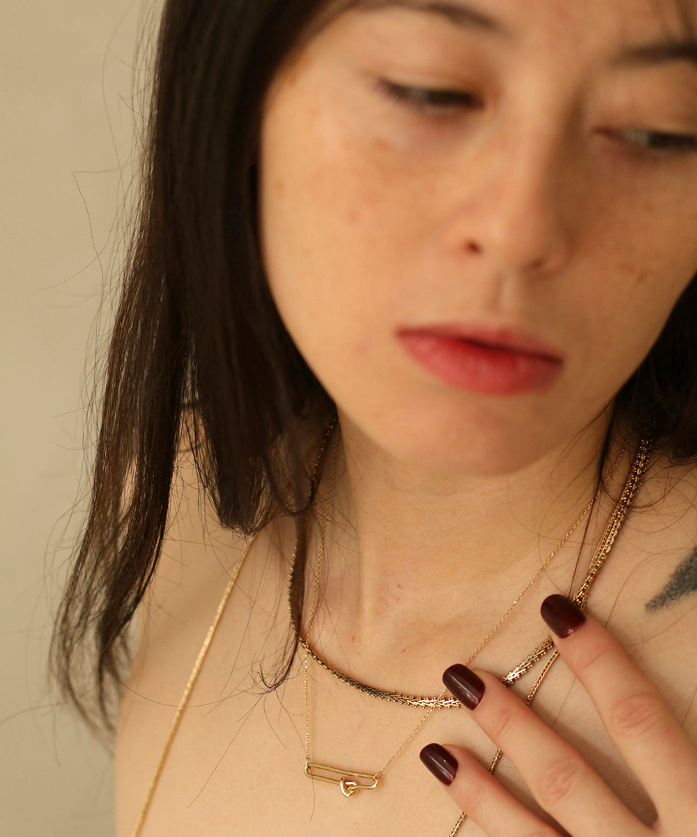 Love Link Necklace Gold