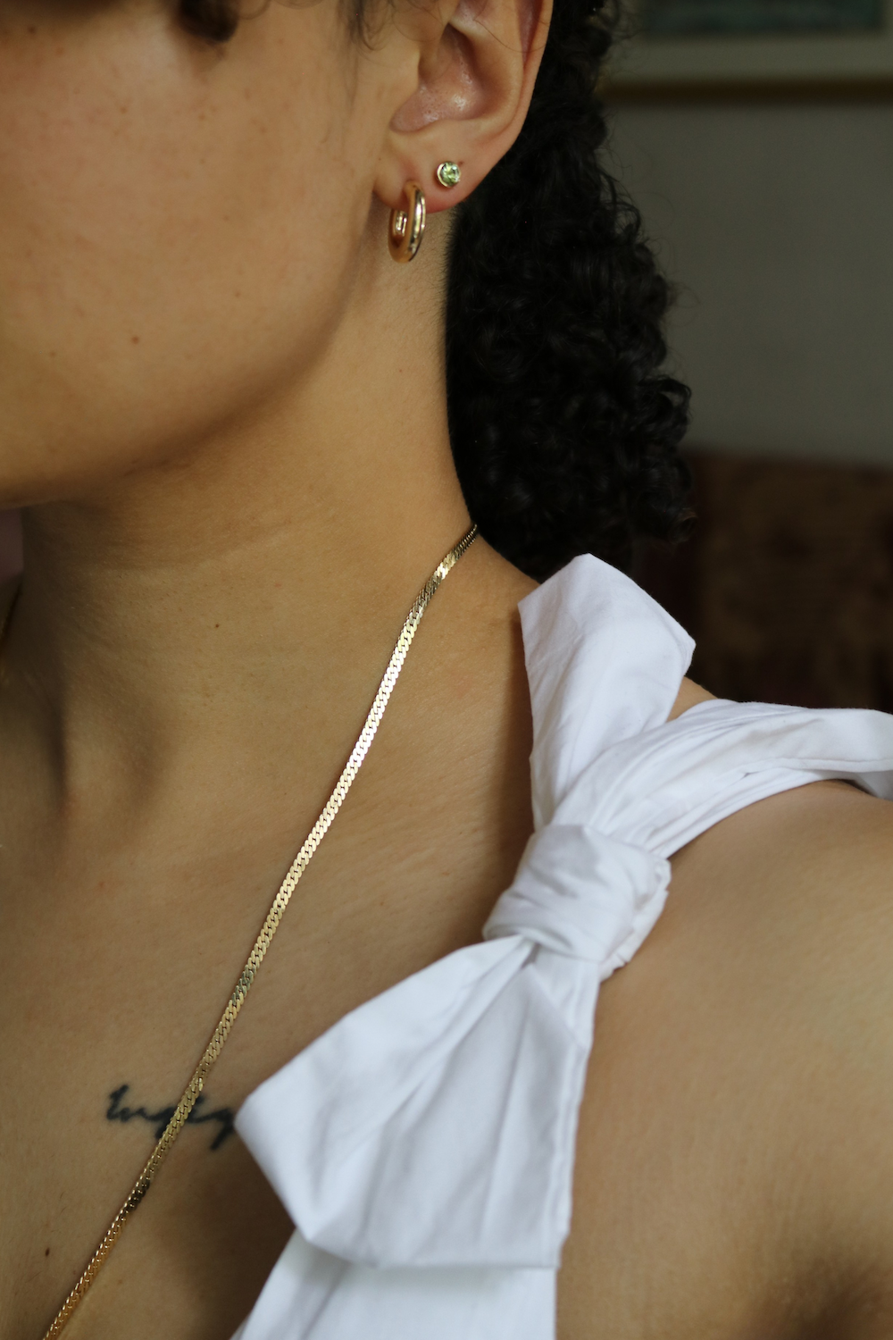 Superlong Flat Curb Chain Necklace