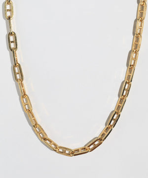 14k yellow gold textured chunky chain vintage necklace 1920s Macha Studio Greenpoint Brooklyn New York City 11222 unisex