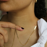 Superlong Mesh Chain Necklace