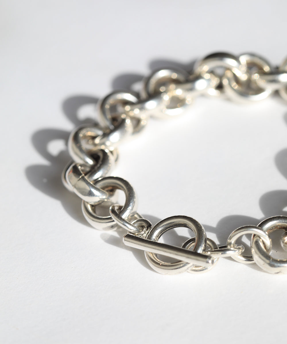 sterling silver vintage toggle bracelet Brooklyn new york Macha Studio 925 11222