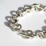 sterling silver vintage toggle bracelet Brooklyn new york Macha Studio 925 11222