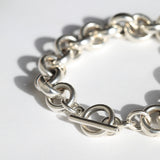 sterling silver vintage toggle bracelet Brooklyn new york Macha Studio 925 11222