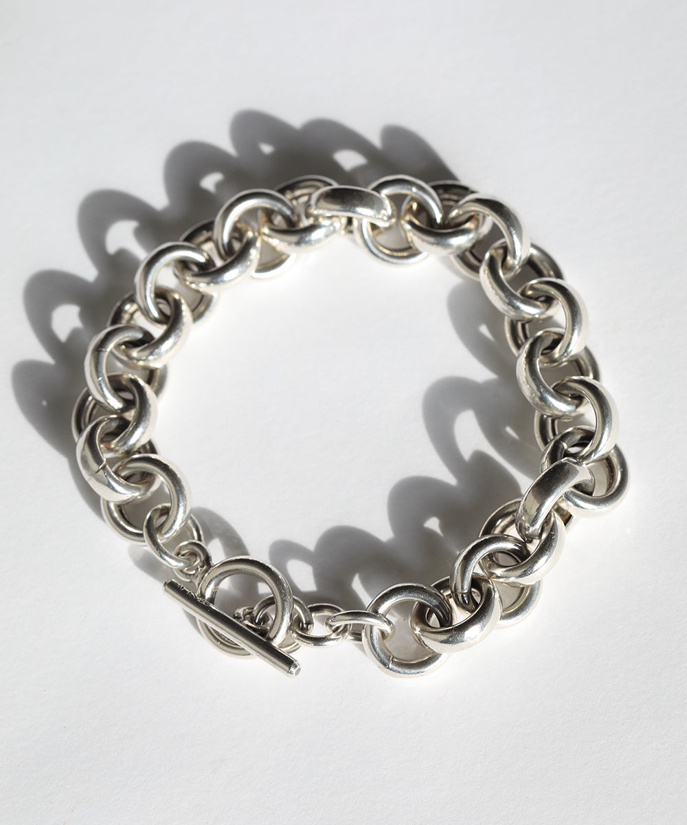 sterling silver vintage toggle bracelet Brooklyn new york Macha Studio 925 11222