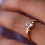 Mila II White Diamond Ring