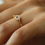 Diamond Wave Engagement Ring, Macha Studio, Greenpoint, Brooklyn NYC