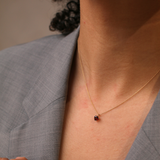 Red Garnet Heart Necklace