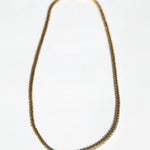 14k yellow gold vintage 1980s textured chevron necklace chain unisex unique Greenpoint Brooklyn New York 11222