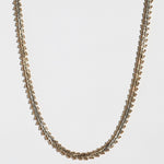 14k yellow gold vintage 1980s textured chevron necklace chain unisex unique Greenpoint Brooklyn New York 11222