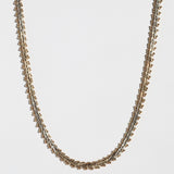 14k yellow gold vintage 1980s textured chevron necklace chain unisex unique Greenpoint Brooklyn New York 11222