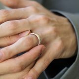 Handcrafted Hoop in 18K Yellow Gold