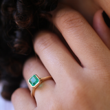 Luca Solitaire with Emerald