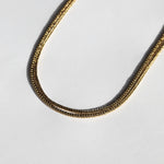 14k yellow gold textured rope vintage necklace 1980s Macha Studio Greenpoint Brooklyn New York City 11222 unisex