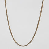 14k yellow gold textured rope vintage necklace 1980s Macha Studio Greenpoint Brooklyn New York City 11222 unisex