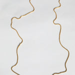 vintage 14k yellow gold rope twisted necklace 1980s unique Macha Studio Greenpoint Brooklyn New York City unisex 11222