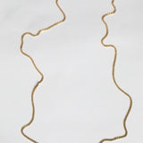 vintage 14k yellow gold rope twisted necklace 1980s unique Macha Studio Greenpoint Brooklyn New York City unisex 11222