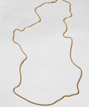 vintage 14k yellow gold rope twisted necklace 1980s unique Macha Studio Greenpoint Brooklyn New York City unisex 11222