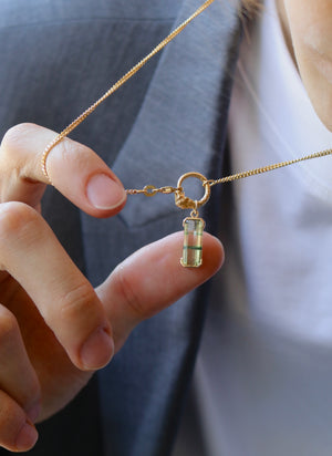 Pastel Tourmaline Pendant