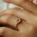 Montana Blue Sapphire Engagement Ring, Macha Studio, Greenpoint, Brooklyn NYC