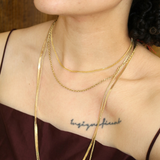 Superlong Flexible Chain Necklace