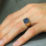 Sapphire Signet Ring