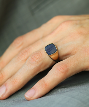 Sapphire Signet Ring