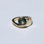 Engagement Ring Stack with Sapphire by Macha Studio. Brooklyn, New York