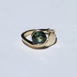 Engagement Ring Stack with Sapphire by Macha Studio. Brooklyn, New York