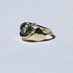 Engagement Ring Stack with Sapphire by Macha Studio. Brooklyn, New York