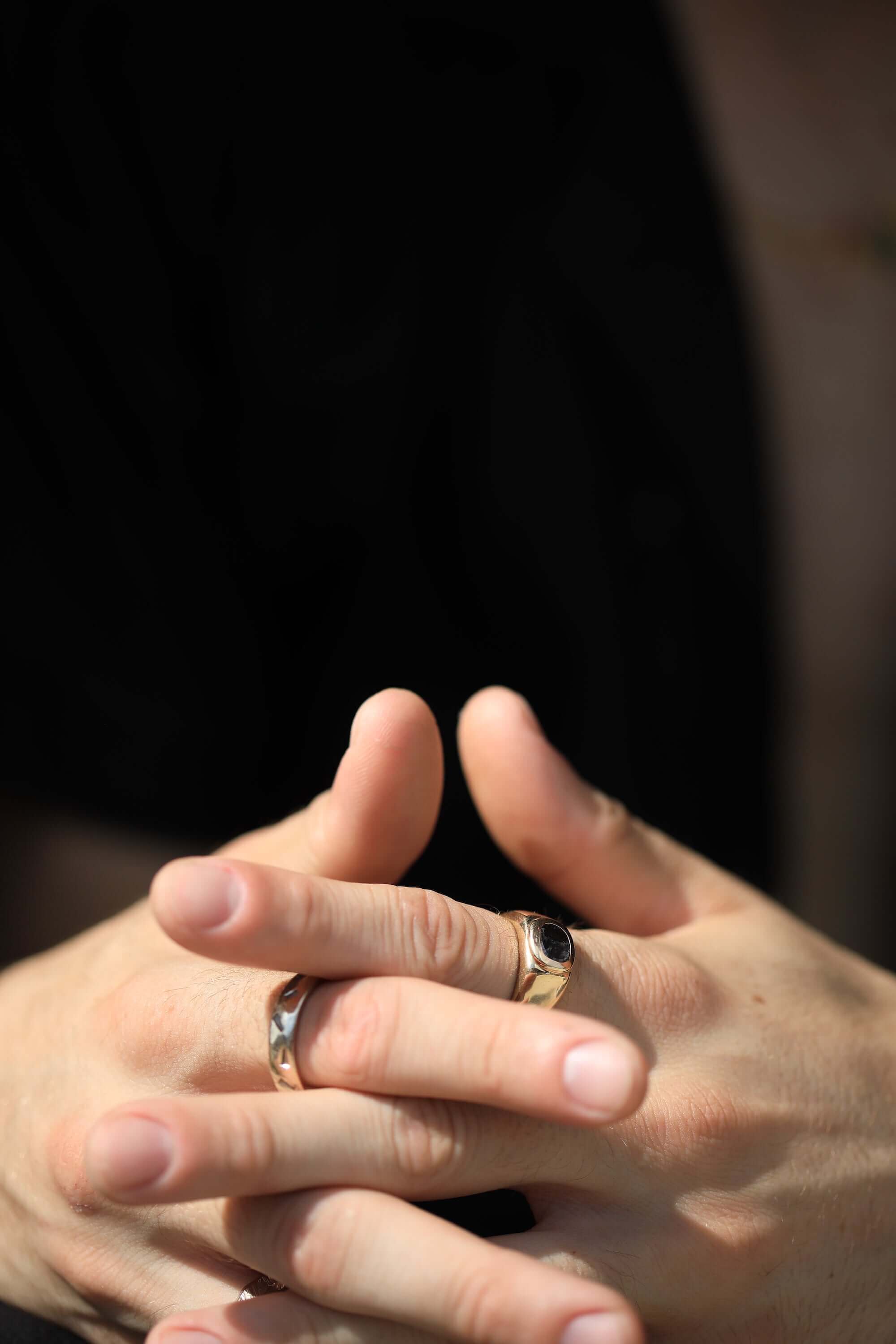 salt and papper diamond ring Signet Brooklyn New York