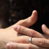 Tundra Gold Band with Colored Baguette Diamonds