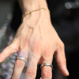 Tundra Gold Band with Colored Baguette Diamonds