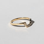 White Diamond 14k gold wedding band ring Brooklyn New York 