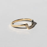 White Diamond 14k gold wedding band ring Brooklyn New York 