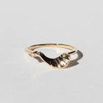 white diamond 14k gold ring Brooklyn New York