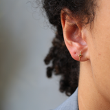 Tiny Love Knot Stud Earrings