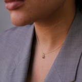 Color-Blocked Tourmaline Pendant (Mini)