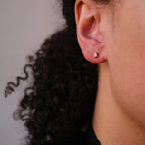 Emerald Cut Diamond Stud Earrings