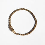 14k yellow gold chunky chevron bracelet vintage 1928s Macha Studio Greenpoint Brooklyn New York City 11222 unisex